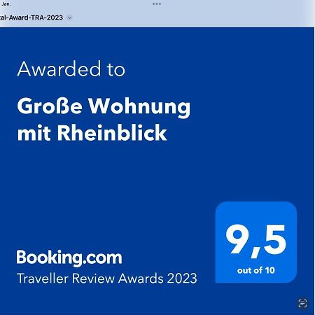 Grosse Wohnung Mit Rheinblick Boppard Esterno foto