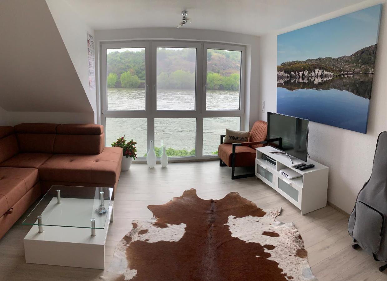 Grosse Wohnung Mit Rheinblick Boppard Esterno foto