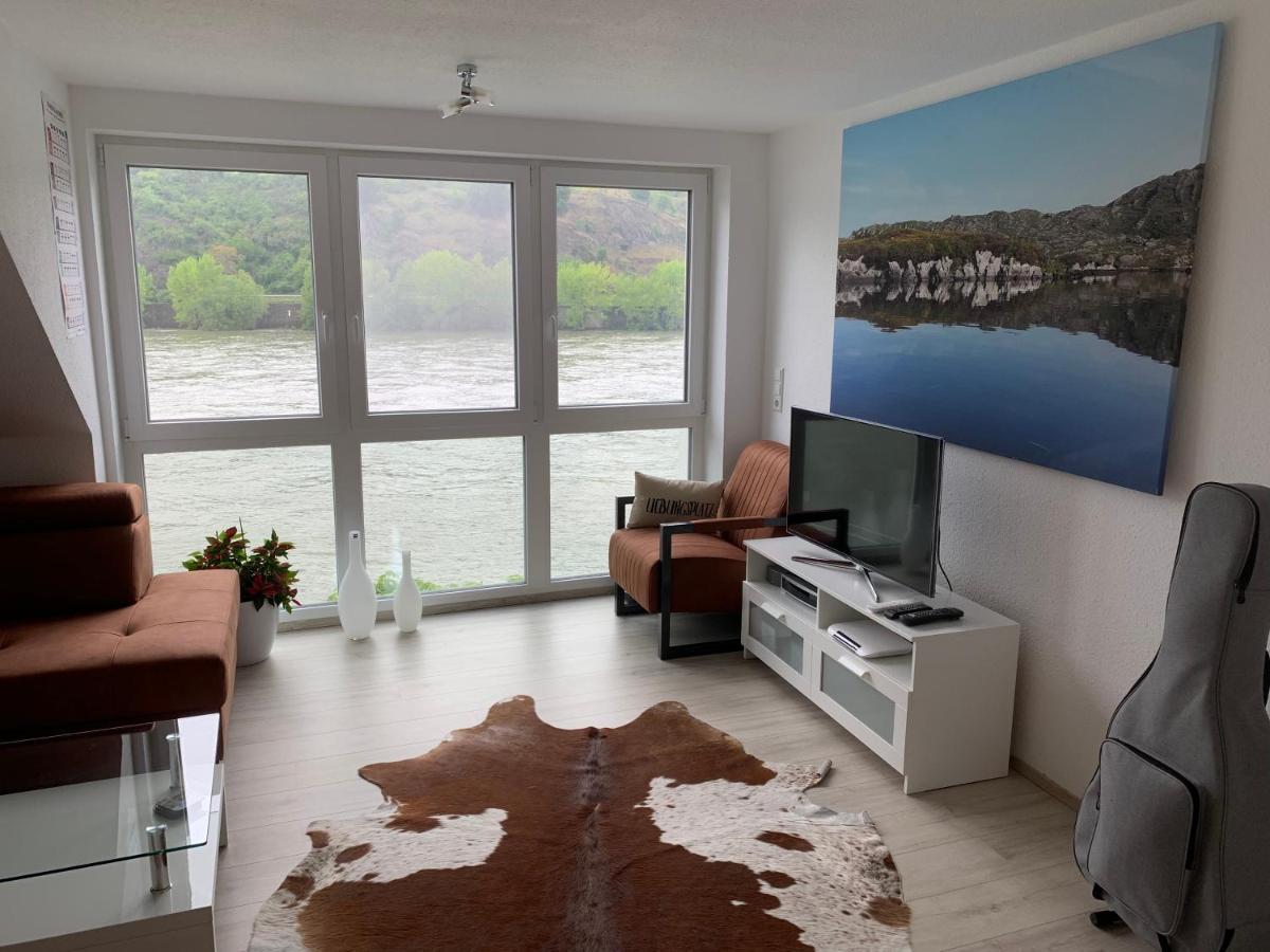 Grosse Wohnung Mit Rheinblick Boppard Esterno foto