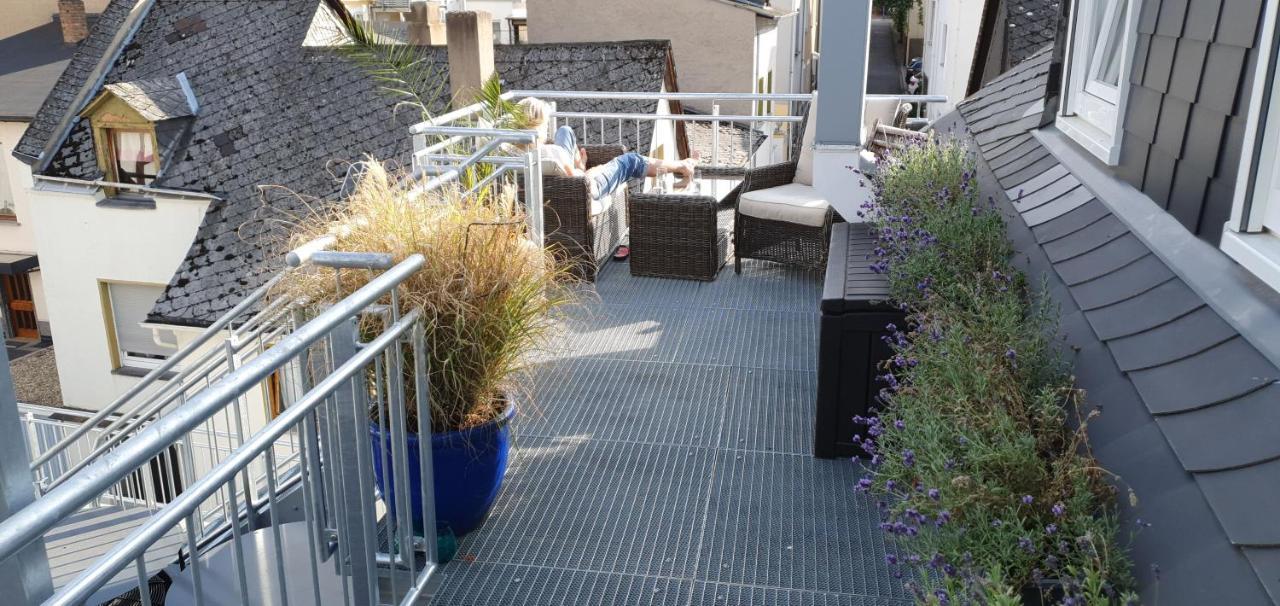 Grosse Wohnung Mit Rheinblick Boppard Esterno foto